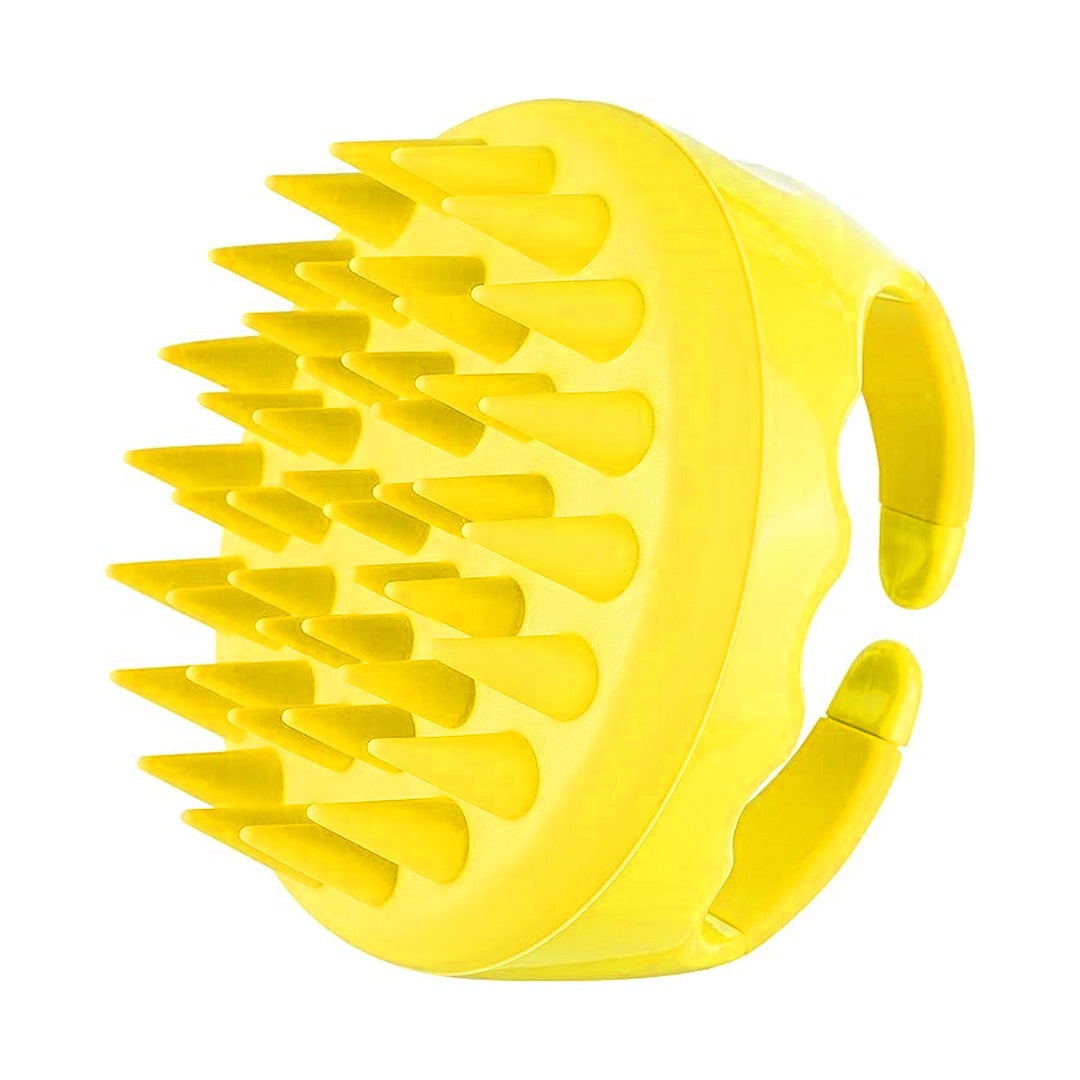 Hair Scalp Massager Shampoo Brush Yellow Glo Arabia