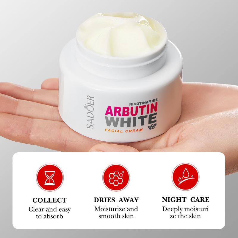Sadoer Nicotinamide Arbutin White Facial Cream - 50g Sadoer