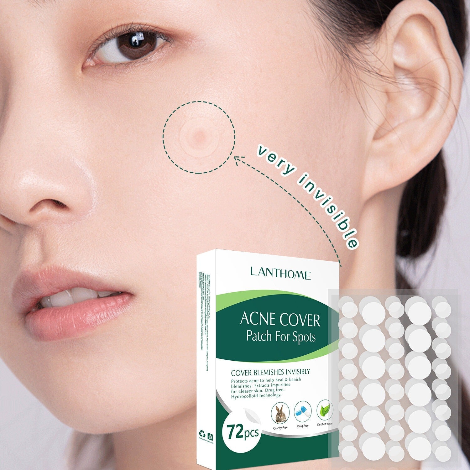 Lanthome Acne Cover Patch For Sports LANTHOME