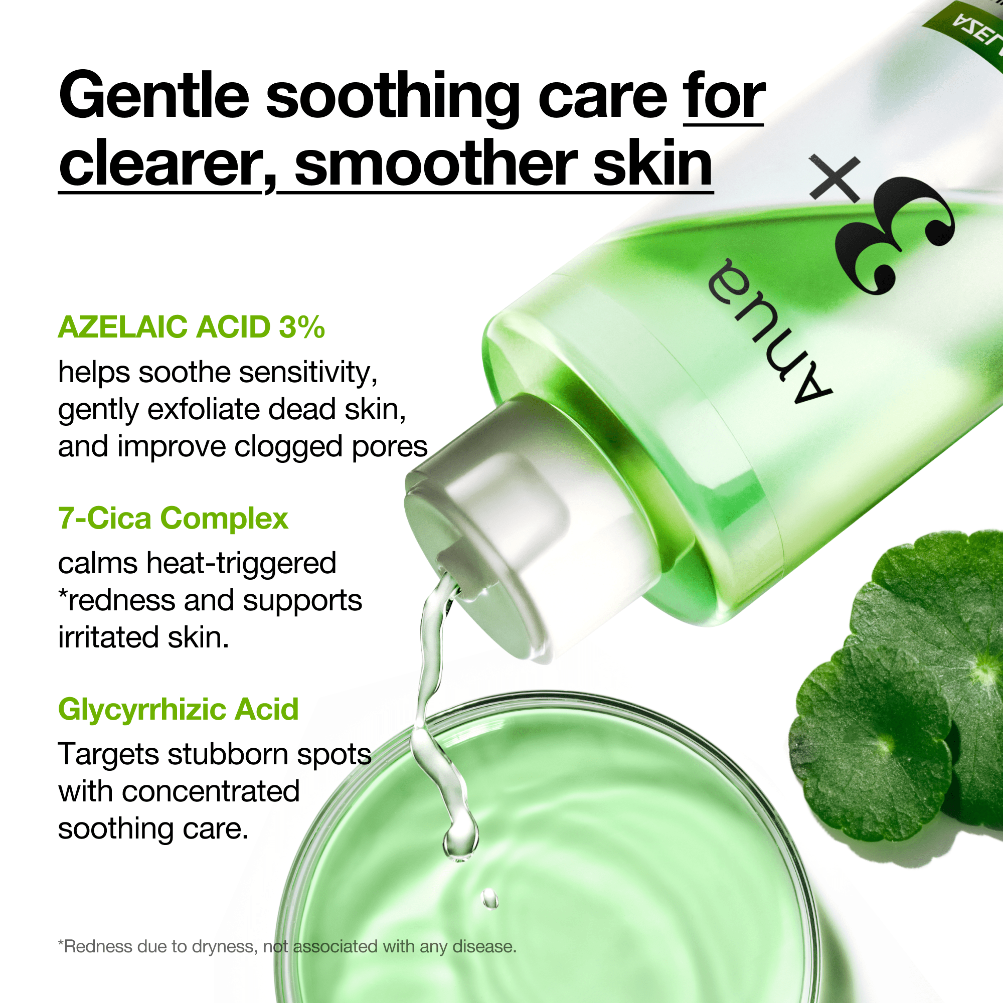 ANUA Azelaic Acid 3% Cica Skin Clarifying Toner (250ml) Anua