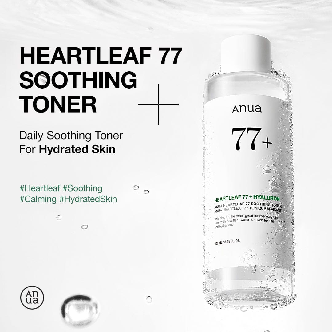 Anua Heartleaf Heartleaf 77+Hyaluron Soothing Toner - 250ml Anua