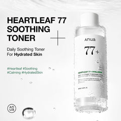 Anua Heartleaf Heartleaf 77+Hyaluron Soothing Toner - 250ml Anua