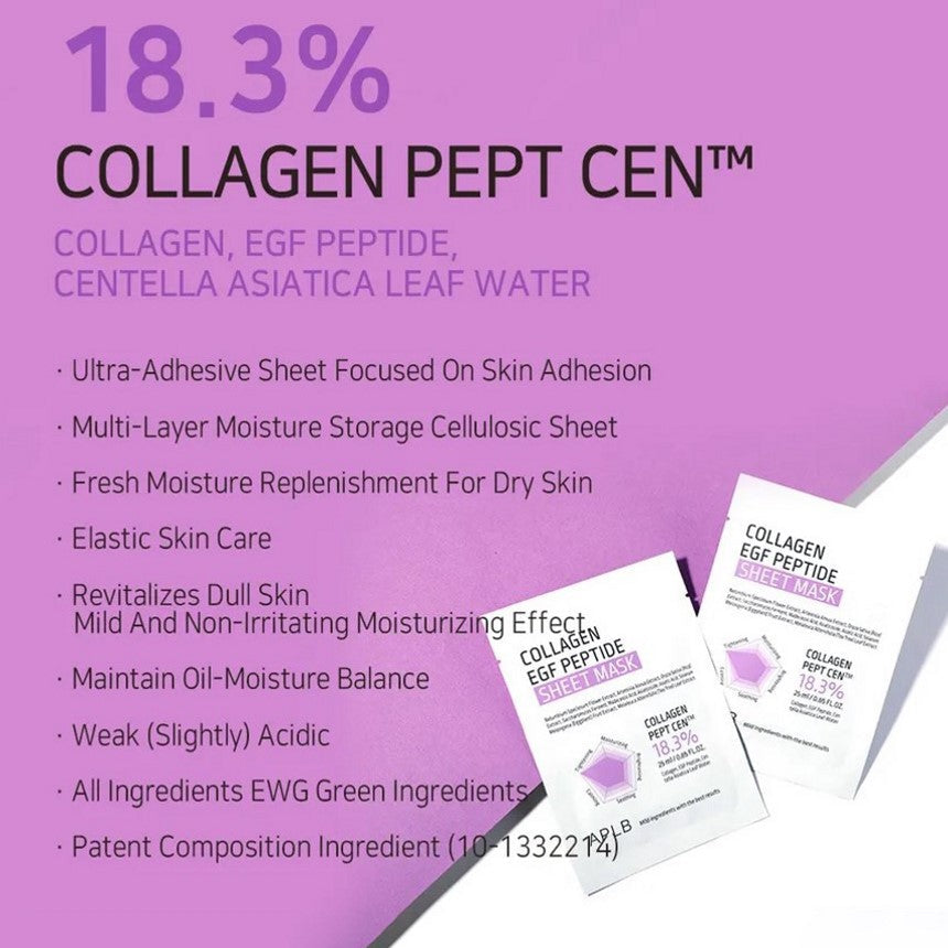 APLB Collagen EGF Peptide Sheet Mask – 10 PCS APLB