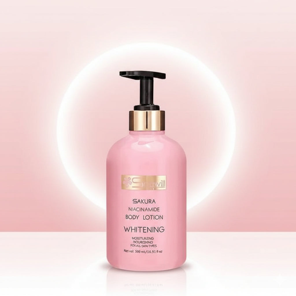 Shawill Sakura Niacinamide Body Lotion 500ml Glo Arabia