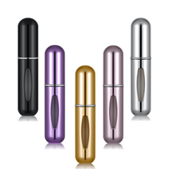 Mini Perfume Refill Bottle – Pocket Size Perfume Atomizer (5 Pieces Set) Glo Arabia