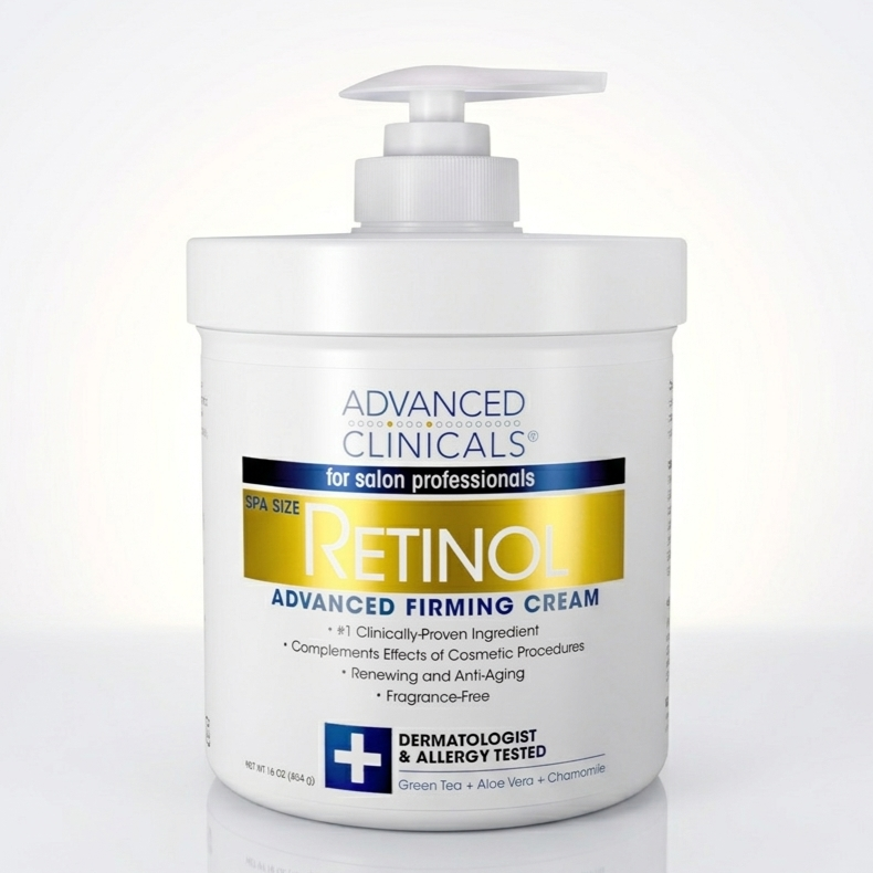 Advanced Clinicals Retinol Advanced Firming Cream 454g ADVANCED CLINICALS