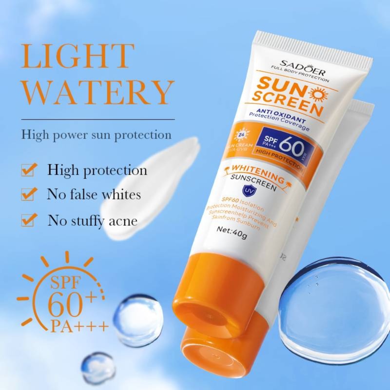 Sadoer Sunscreen SPF 60 PA+++ 40g Sadoer