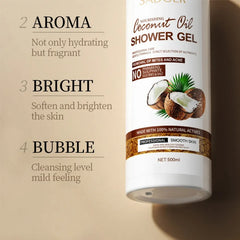 Sadoer Coconut Oil Shower Gel 500ml Sadoer