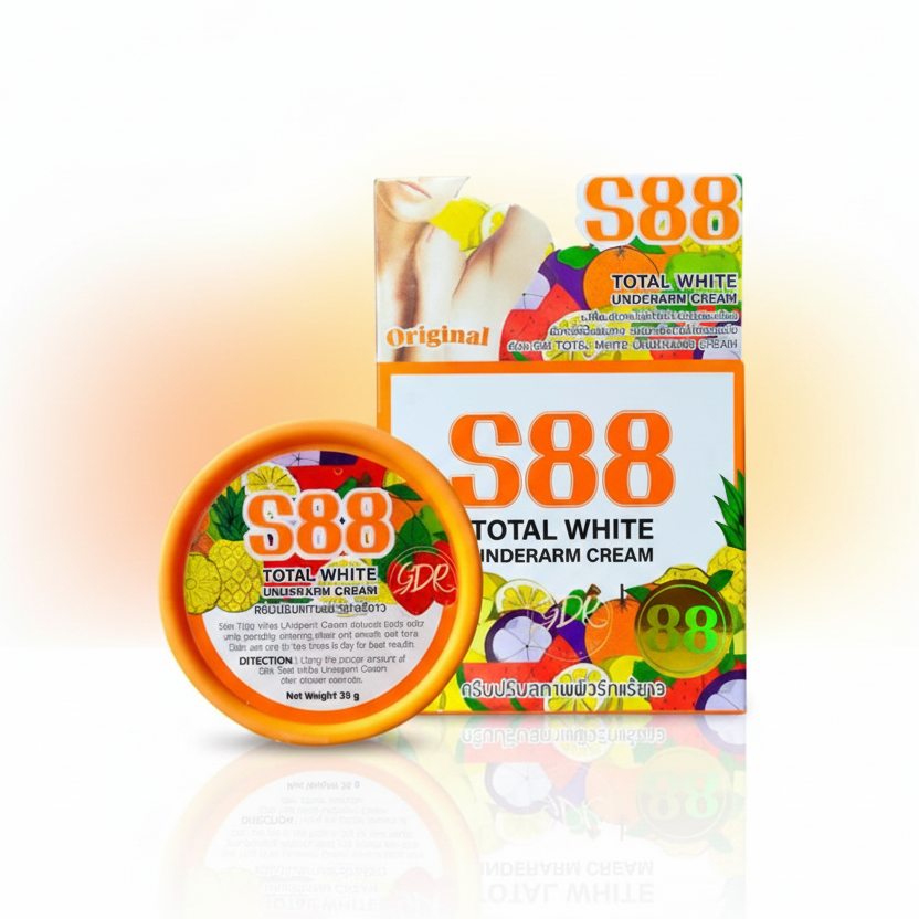 S88 Total White Underarm Cream Glo Arabia
