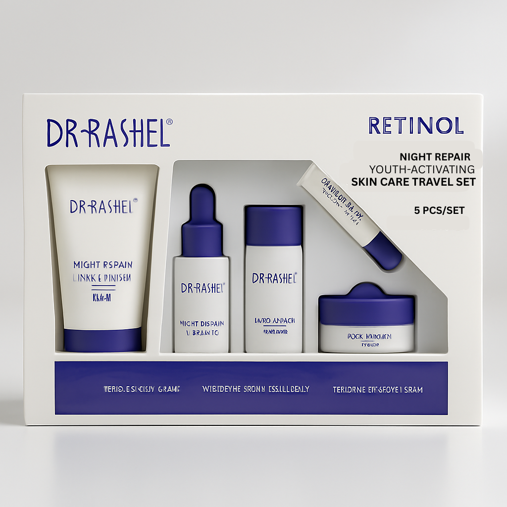 Dr.Rashel Retinol Night Repair Youth-Activating Skin Care Travel Set Glo Arabia