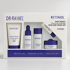 Dr.Rashel Retinol Night Repair Youth-Activating Skin Care Travel Set Glo Arabia