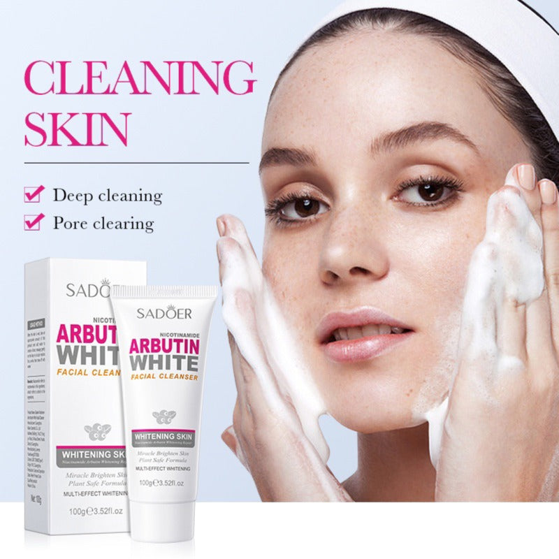 Sadoer Nicotinamide Arbutin White Facial Cleanser - 100g Sadoer