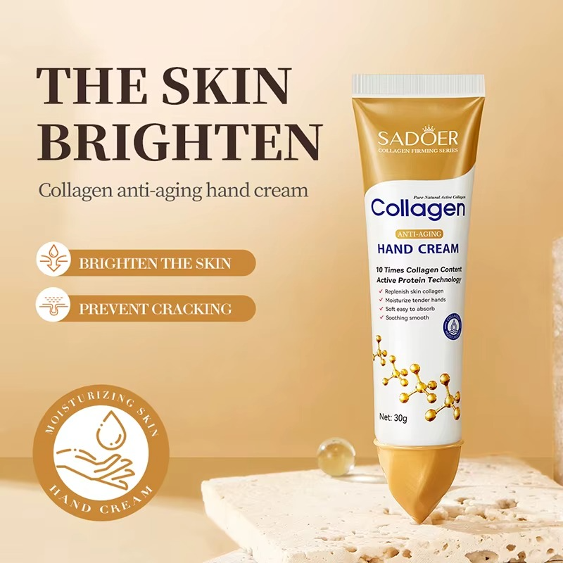 Sadoer Collagen Hand Cream Bundle – Buy 2 Get 1 FREE (3 x 30g) Sadoer