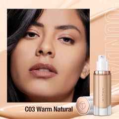 O.TWO.O Matt Finish Medium Coverage Liquid Foundation - 30ml C03 (WARM NATURAL) O.TWO.O
