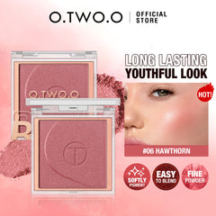 O.TWO.O High Pigment 6 Natrual Color Blush Pallete Pink Blush Powder - 5g O.TWO.O