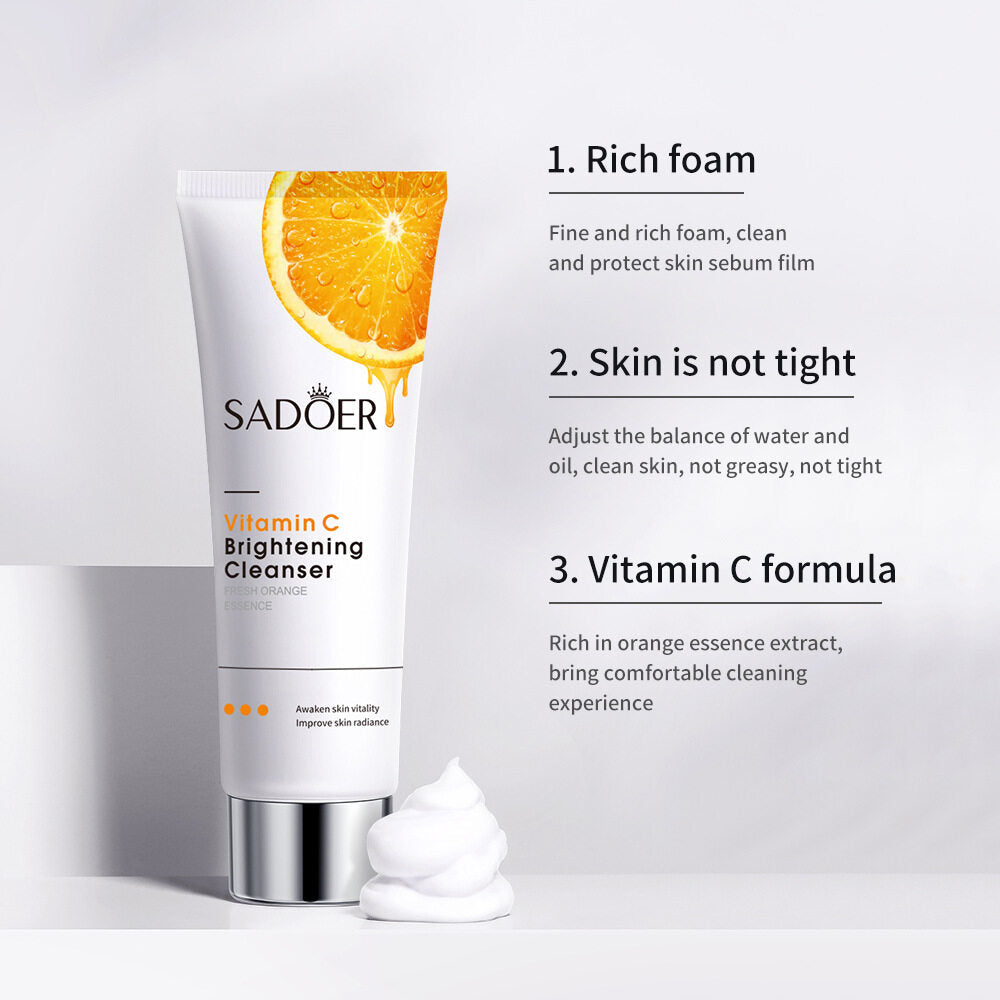Sadoer Vitamin C Brightening Cleanser - 100g Sadoer