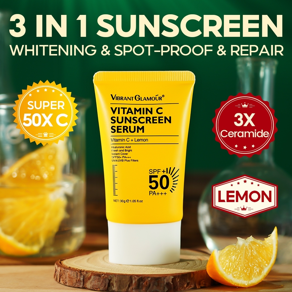 Vibrant Glamour Vitamin C Sunscreen Serum 30gm Vibrant Glamour