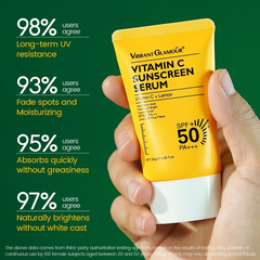 Vibrant Glamour Vitamin C Sunscreen Serum 30gm Vibrant Glamour