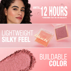 O.TWO.O High Pigment 6 Natrual Color Blush Pallete Pink Blush Powder - 5g O.TWO.O