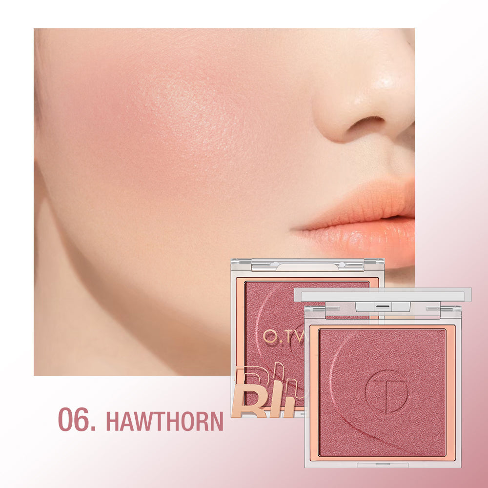 O.TWO.O High Pigment 6 Natrual Color Blush Pallete Pink Blush Powder - 5g 06 (HAWTHORN) O.TWO.O