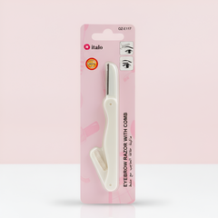 Italo Eye Brow Razor With Comb Glo Arabia