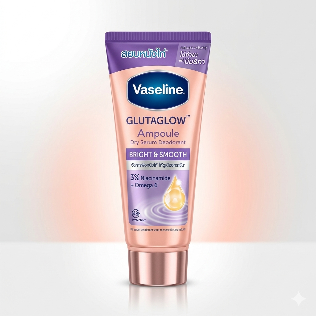 Vaseline Underarms Bright And Smooth Dry Serum Glutaglow Deodorant 45ml VASELINE