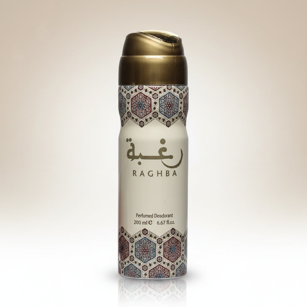 RAGHBA Perfumed Spray 200 ml Glo Arabia