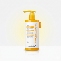 Medicube Kojic Acid Turmeric Body Peel Shot 280 Ml - Brightening Body Exfoliating Treatment For Dark Spots And Uneven Skin Medicube