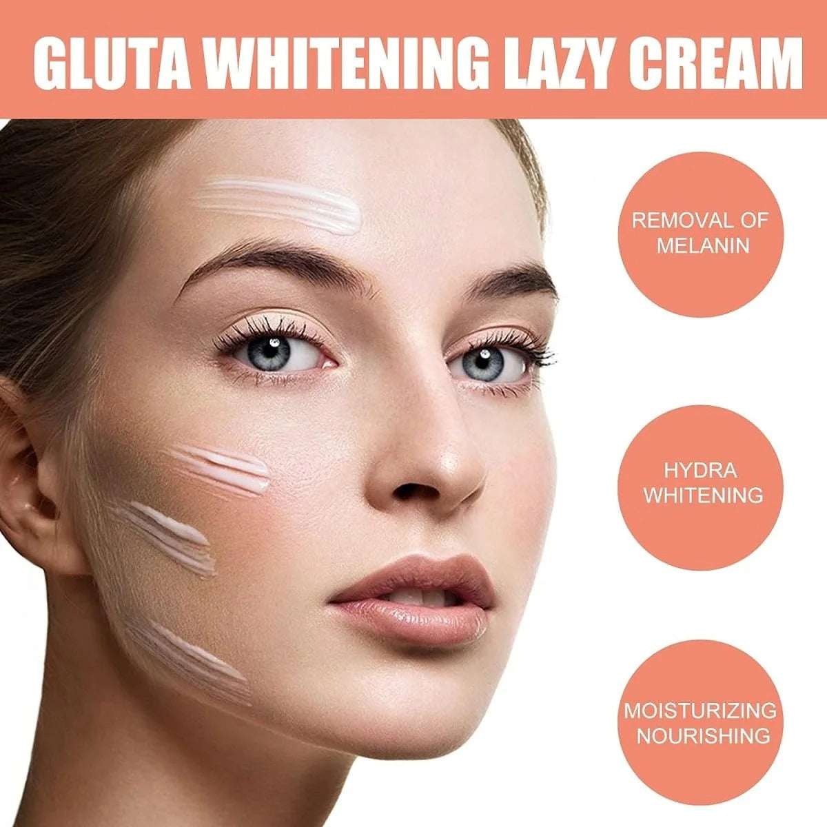 Gmeelan Gluta Whitening Lazy Cream - 30g Gmeelan