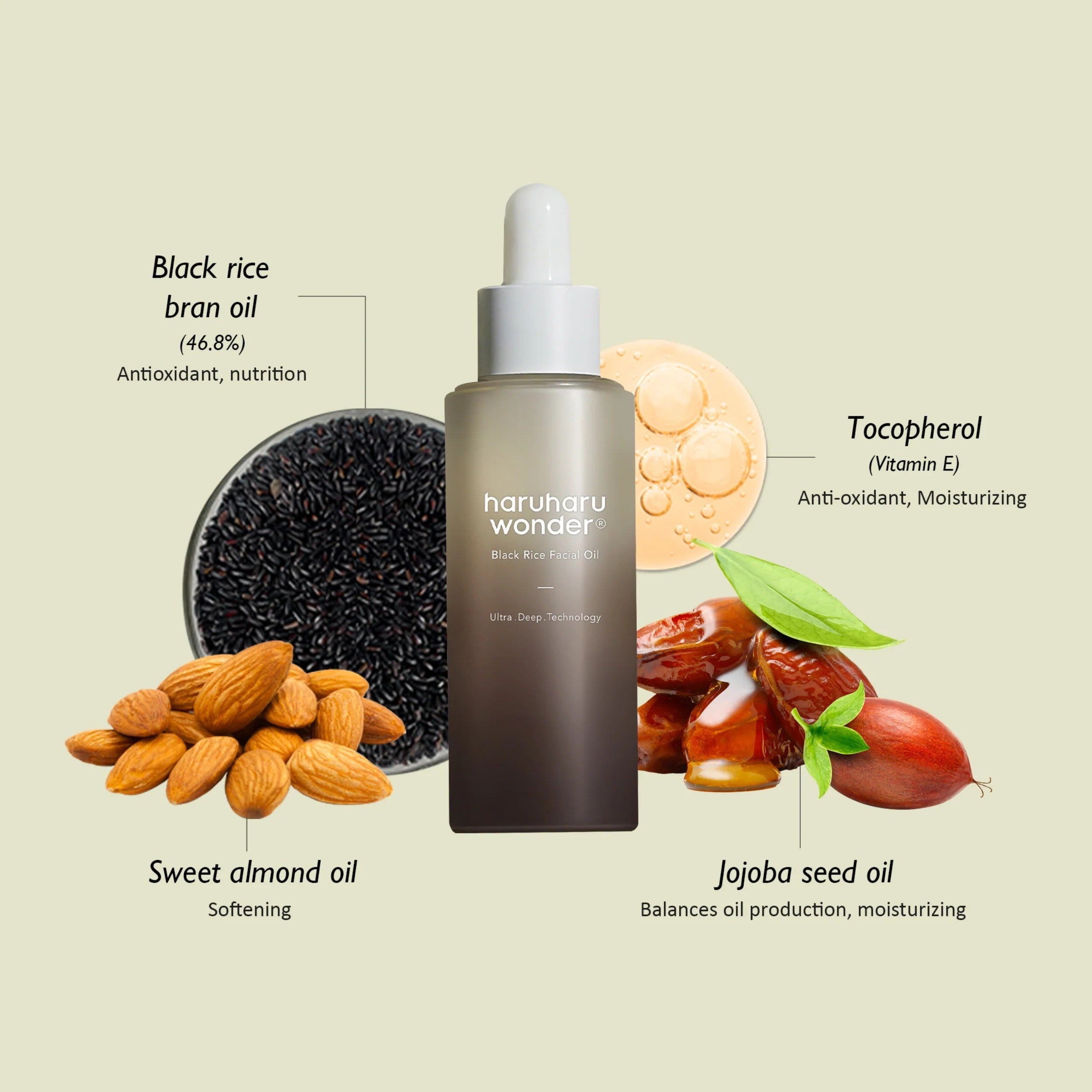Haruharu Wonder WONDER Black Rice Facial Oil - 30ml Haruharu Wonder