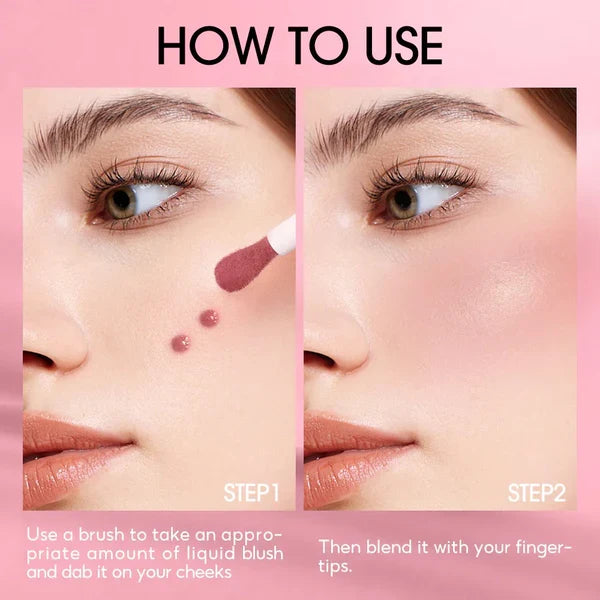 O.TWO.O 2025 New Arrival Liquid Blush in Pink Nude Brown Face Makeup O.TWO.O