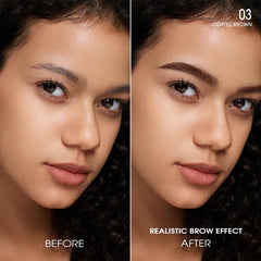 O.TWO.O Machete-shaped Smooth Long Lasting Eyebrow Pencil O.TWO.O