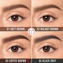 O.TWO.O Machete-shaped Smooth Long Lasting Eyebrow Pencil O.TWO.O