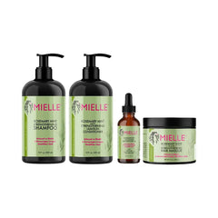 Mielle Organics Rosemary Mint Strengthening 4 in 1 Bundle set MIELLE