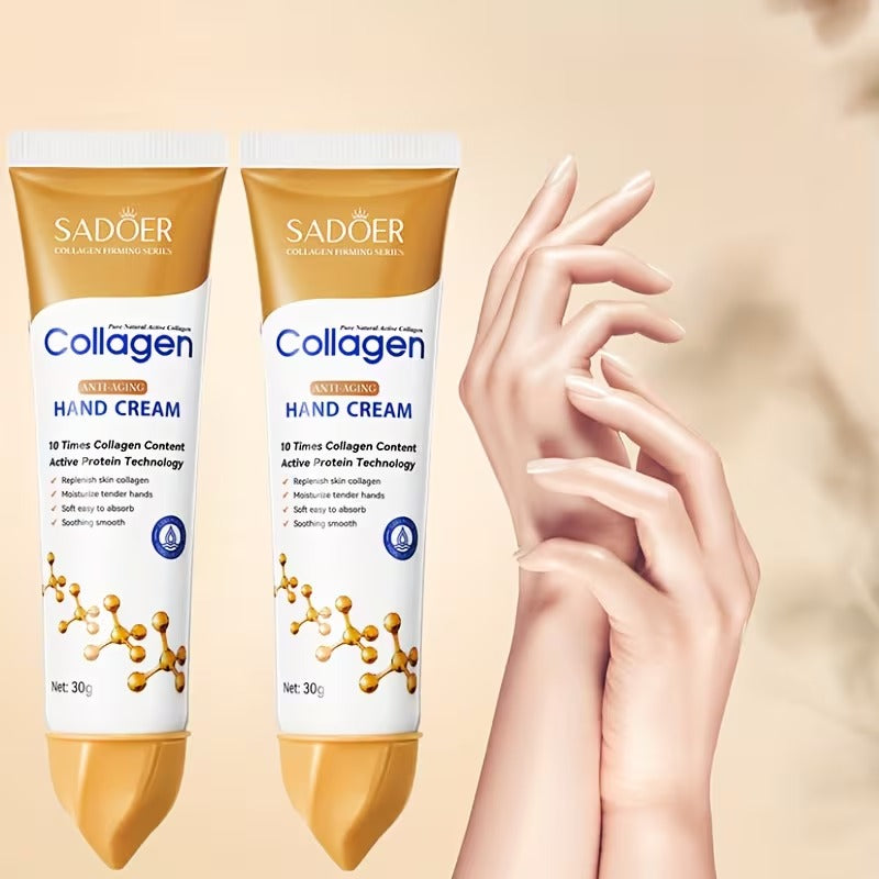 Sadoer Collagen Hand Cream Bundle – Buy 2 Get 1 FREE (3 x 30g) Sadoer
