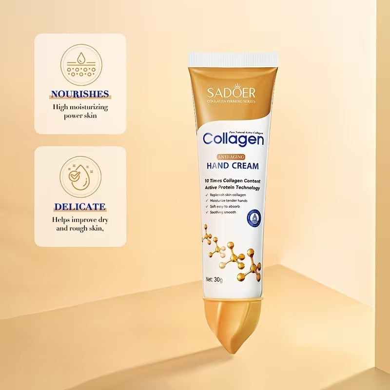 Sadoer Collagen Hand Cream Bundle – Buy 2 Get 1 FREE (3 x 30g) Sadoer