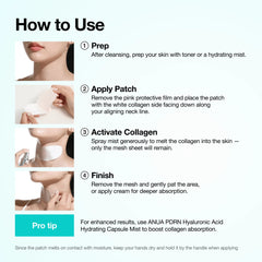 ANUA PDRN Glass Skin Hydration Duo Set – Hyaluron Capsule Mist + Collagen Melting Patch