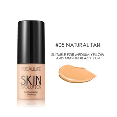 Focallure Foundation Full Coverage Matte Liquid Foundation Long Lasting Oil Control Lightweight Base Makeup #05 Natural Tan Focallure