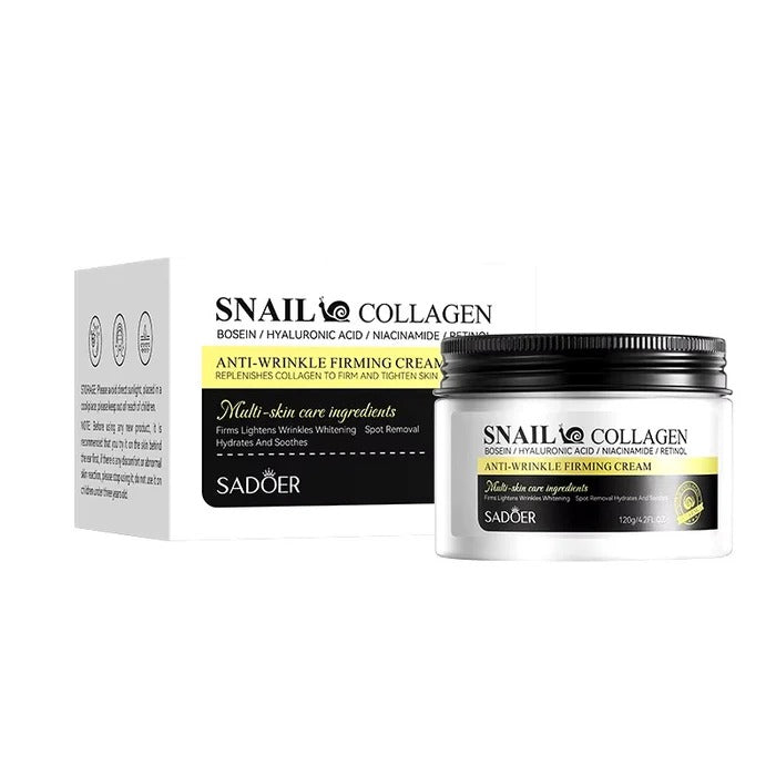 SADOER Snail Collagen Skincare Set - Anti-Wrinkle & Firming 5-Piece Kit Sadoer