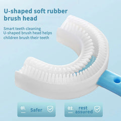 Children's U-shaped Toothbrush Assorted Color Glo Arabia