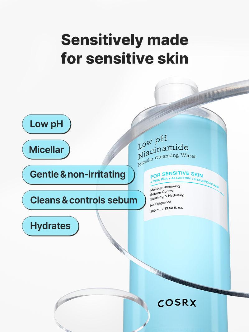 Cosrx Low pH Niacinamide Micellar Cleansing Water - 400ml COSRX