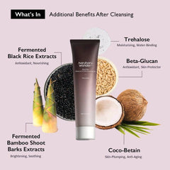 Haruharu Wonder Black Rice Triple AHA Gentle Cleansing Gel Unscented - 100ml Haruharu Wonder