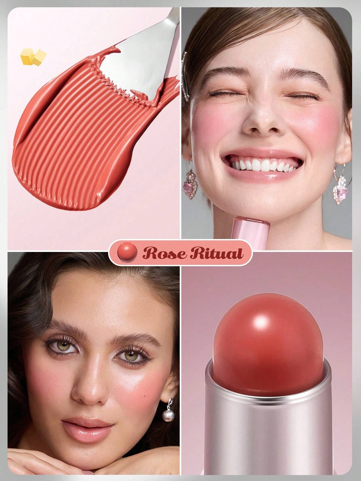 SHEGLAM Buttery Bliss Blush Stick Rose Ritual SHEGLAM