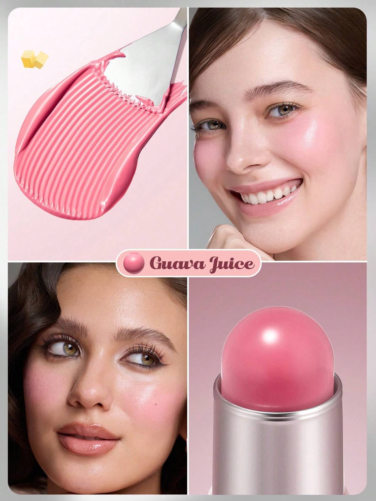 SHEGLAM Buttery Bliss Blush Stick Guava Juice SHEGLAM