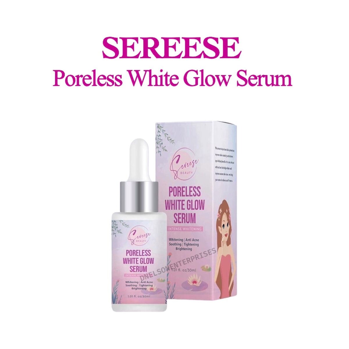 Sereese Beauty Poreless White Glow Serum - 30ml Sereese