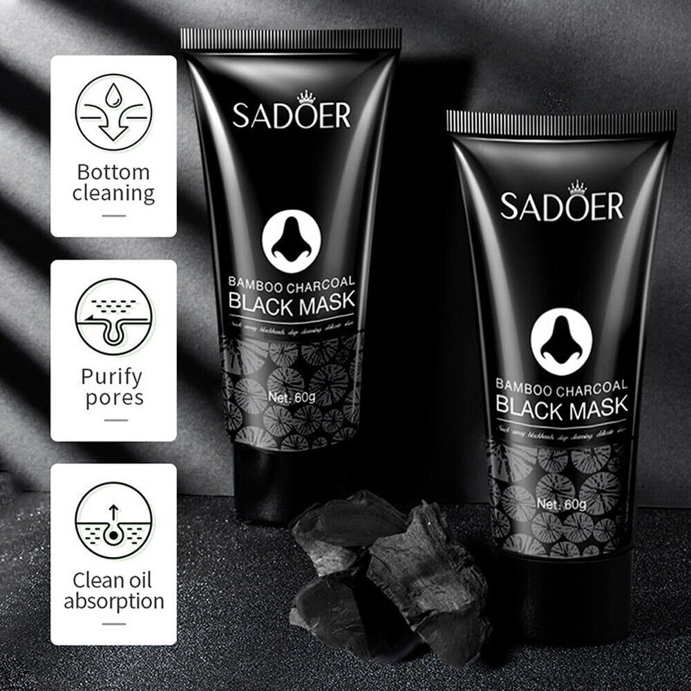 Sadoer Bamboo Charcoal Black Mask - 60GM Sadoer