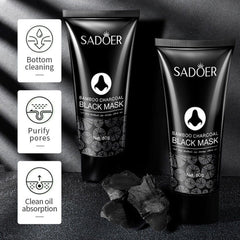 Sadoer Bamboo Charcoal Black Mask - 60GM Sadoer