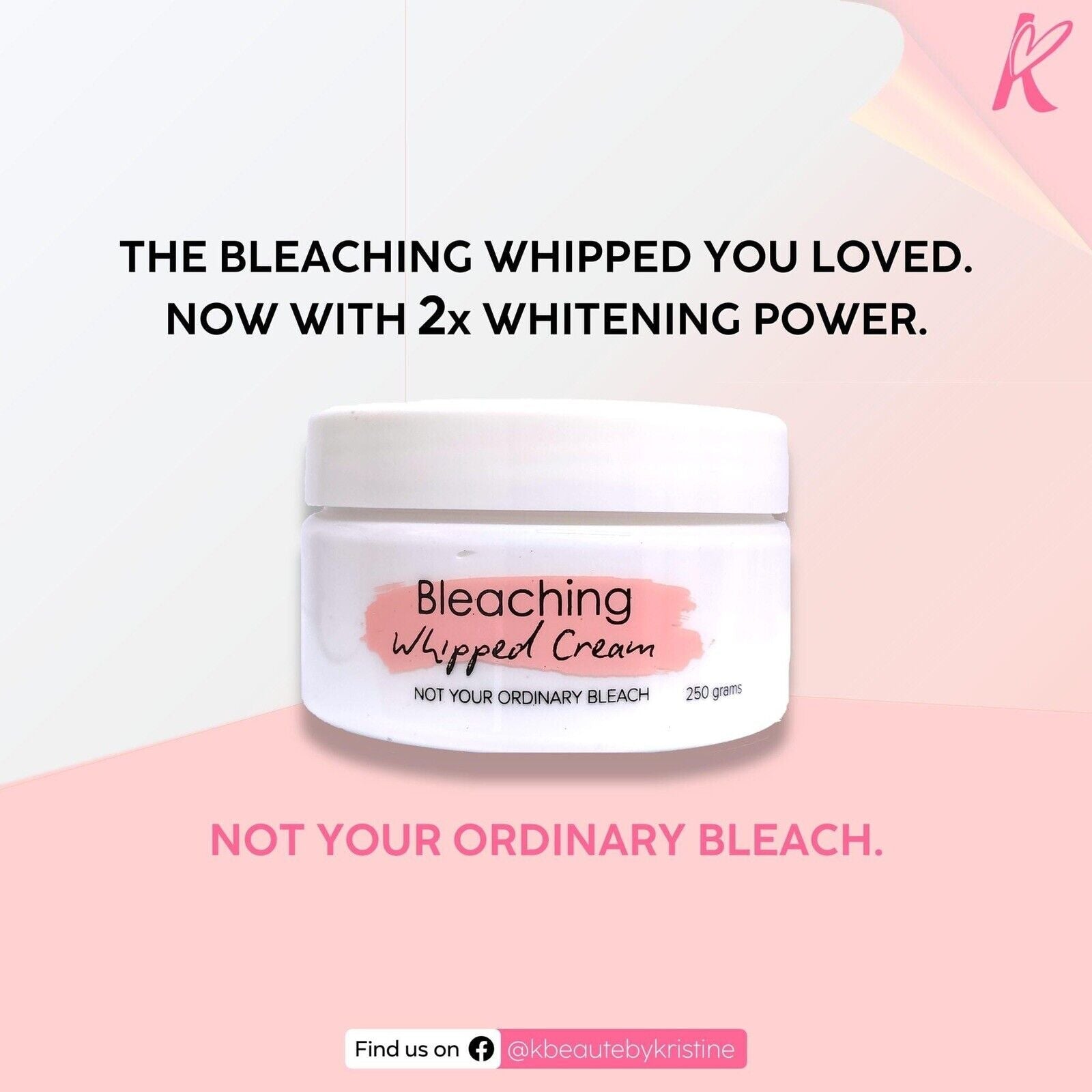 K-Beaute Bleaching Whipped Cream - 250g K-Beaute
