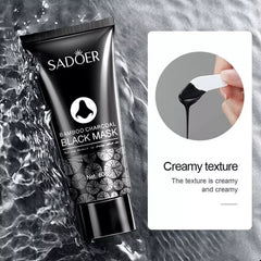 Sadoer Bamboo Charcoal Black Mask - 60GM Sadoer