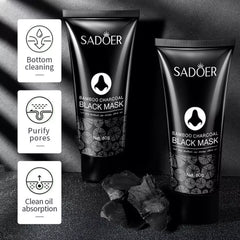 Sadoer Bamboo Charcoal Black Mask - 60GM Sadoer